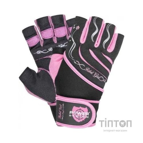 Рукавички для фітнесу Power System PS-2720 Rebel Girl Pink XS (PS-2720_XS_Pink)
