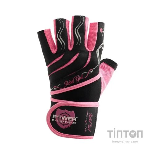 Рукавички для фітнесу Power System PS-2720 Rebel Girl Pink XS (PS-2720_XS_Pink)
