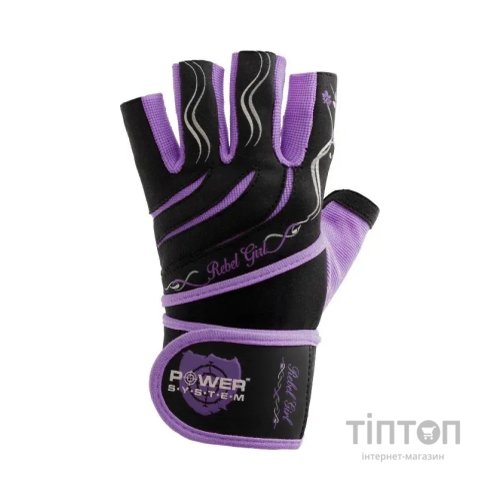 Рукавички для фітнесу Power System PS-2720 Rebel Girl Purple XS (PS-2720_XS_Purple)