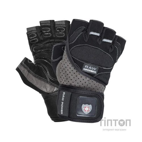 Рукавички для фітнесу Power System Raw Power PS-2850 Black L (PS-2850_L_Black-Grey)
