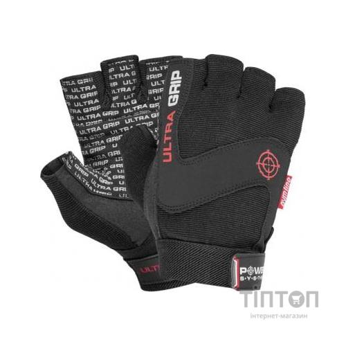 Рукавички для фітнесу Power System Ultra Grip PS-2400 Black M (PS-2400_M_Black)