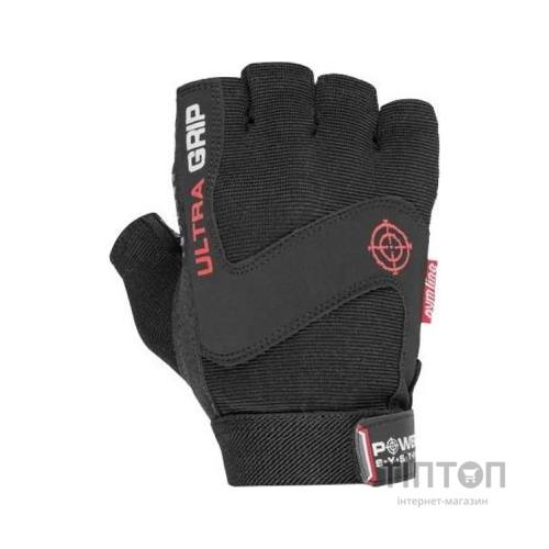 Рукавички для фітнесу Power System Ultra Grip PS-2400 Black M (PS-2400_M_Black)