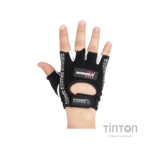 Рукавички для фітнесу Power System Workout PS-2200 Black L (PS-2200_L_Black)