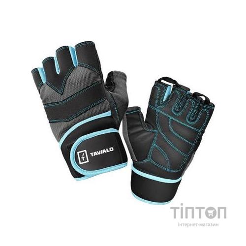 Рукавички для фітнесу Tavialo Men L Black-Gray-Blue (189202008)
