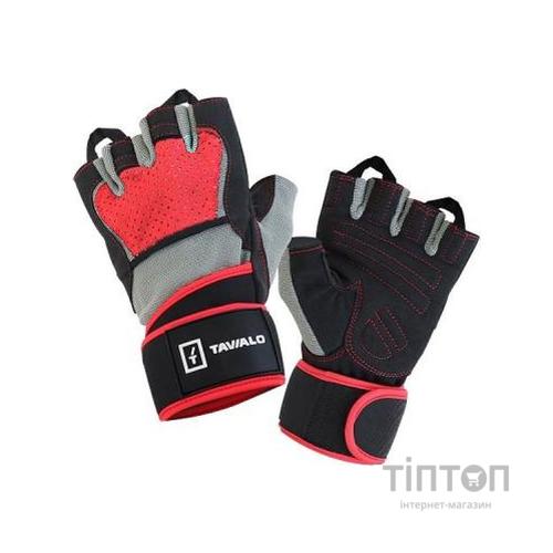 Рукавички для фітнесу Tavialo Men M Black-Gray-Red (189205007)