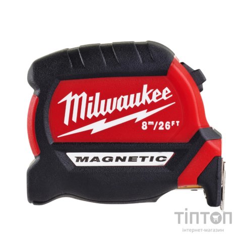 Рулетка Milwaukee магнітна GEN III 8м(26ft)/27мм (4932464603)
