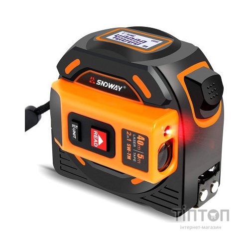 Рулетка Sndway SW-TM40 з лазерним далекоміром (SW-TM40)