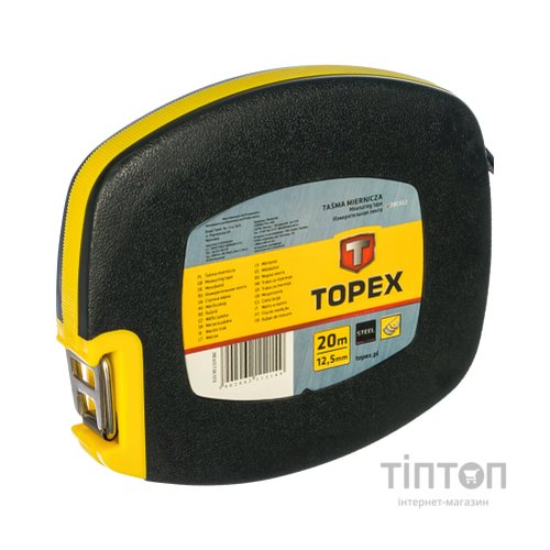 Рулетка Topex лента измерительная стальная, 20 м (28C412)