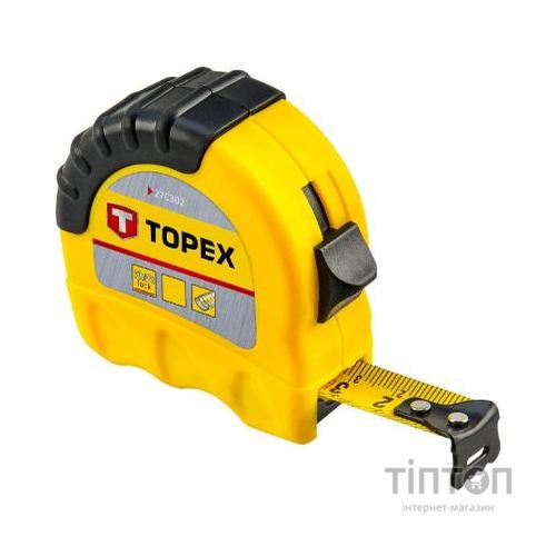 Рулетка Topex стальная лента 10 м x 25 мм (27C310)