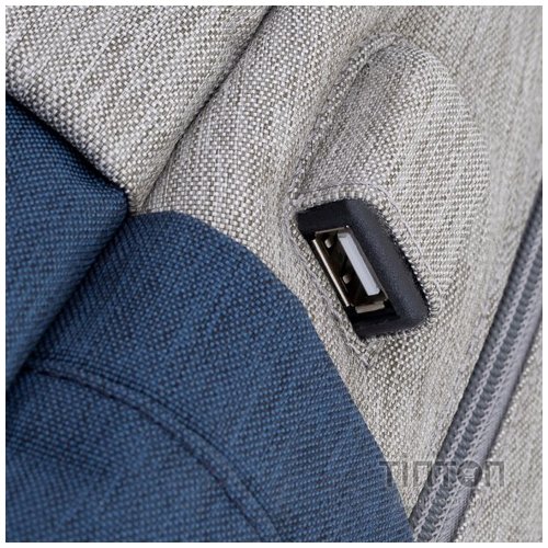 RivaCase 7567 (Grey/ Dark Blue)