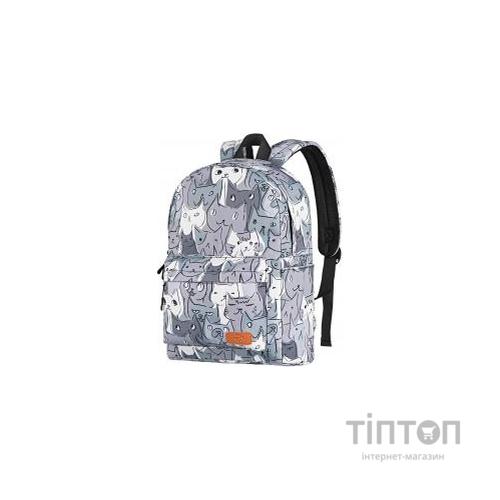Рюкзак для ноутбука 2E 13" TeensPack Cats, grey (2E-BPT6114GC)