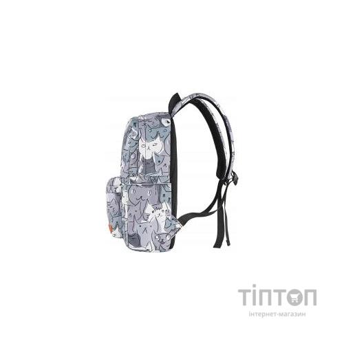 Рюкзак для ноутбука 2E 13" TeensPack Cats, grey (2E-BPT6114GC)