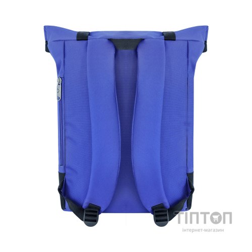 Рюкзак для ноутбука Bagland 15" Holder 25L, roll top, 0051666, blue/black (1065919121)
