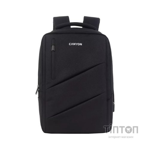 Рюкзак для ноутбука Canyon 15.6" BPE-5 Urban, USB, 12-18L, Black (CNS-BPE5B1)