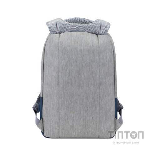 Рюкзак для ноутбука RivaCase 15.6" 7562 Anti-theft, water-repellent, Grey / Dark Blue (7562Grey/DarkBlue)
