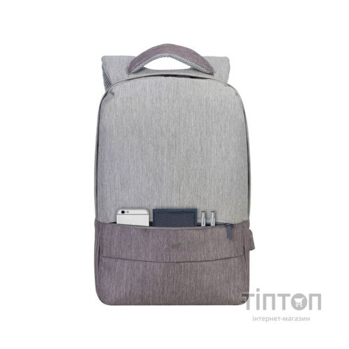 Рюкзак для ноутбука RivaCase 15.6" 7562 grey/mocha anti-theft (7562Grey/Mocha)