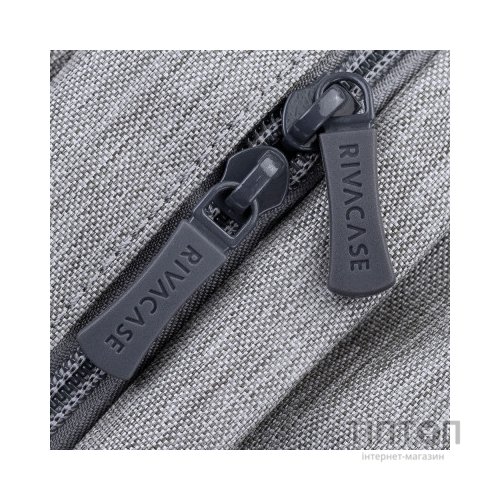 Рюкзак для ноутбука RivaCase 17.3" 7567 Prater, Grey / Dark Blue (7567Grey/DarkBlue)