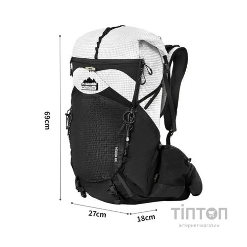 Рюкзак туристичний Naturehike Helium CNK2450XB016, 40 л, чорний, L (6976507666619)