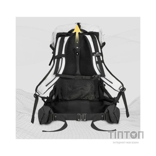 Рюкзак туристичний Naturehike Helium CNK2450XB016, 40 л, чорний, L (6976507666619)