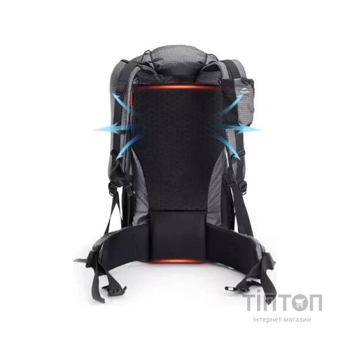 Рюкзак туристичний Naturehike Rock NH20BB113 40+5 л Black (6927595765401)
