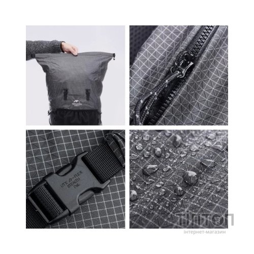 Рюкзак туристичний Naturehike Rock NH20BB113 40+5 л Black (6927595765401)