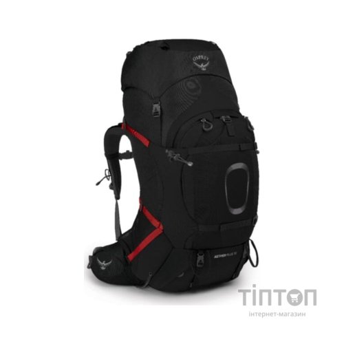 Рюкзак туристичний Osprey Aether Plus 70 black - S/M - чорний (009.2436)
