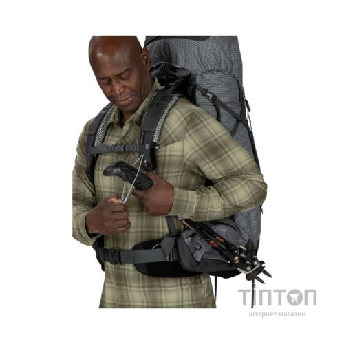 Рюкзак туристичний Osprey Aether Pro 75 silver lining - S/M - сірий (009.3800)