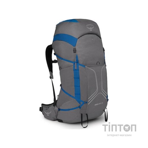 Рюкзак туристичний Osprey Exos Pro 55 dale grey/agam blue - S/M - сірий (009.3298)