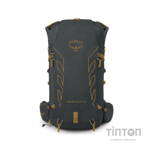 Рюкзак туристичний Osprey Talon Velocity 20 dark charcoal/tumbleweed yellow - L/XL - чорний (009.3545)