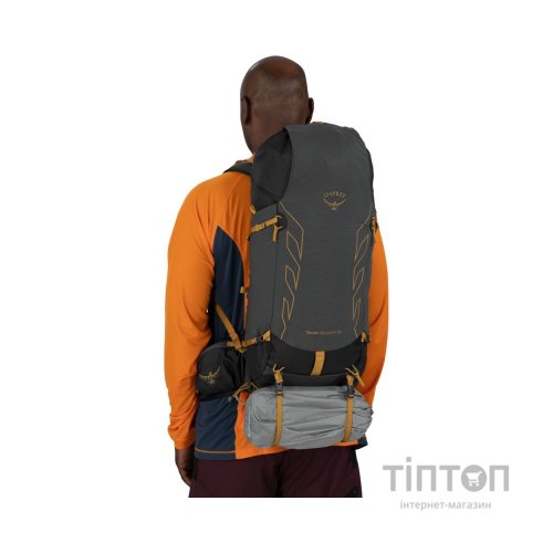 Рюкзак туристичний Osprey Talon Velocity 30 dark charcoal/tumbleweed yellow - S/M - чорний (009.3543)