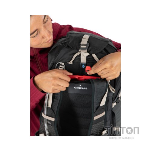 Рюкзак туристичний Osprey Tempest Velocity 30 dark charcoal/chiru tan - WM/L - чорний (009.3549)