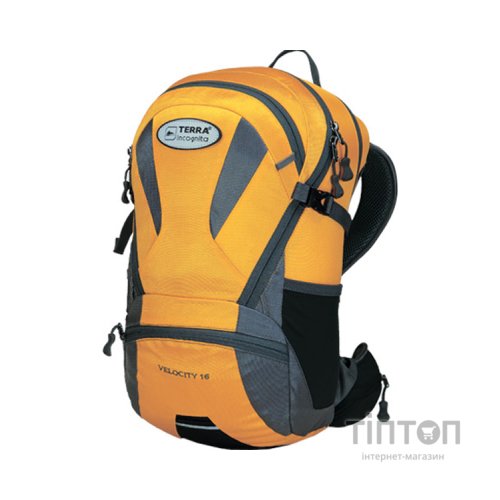 Рюкзак туристичний Terra Incognita Velocity 16 жёлтый/серый (4823081503873)