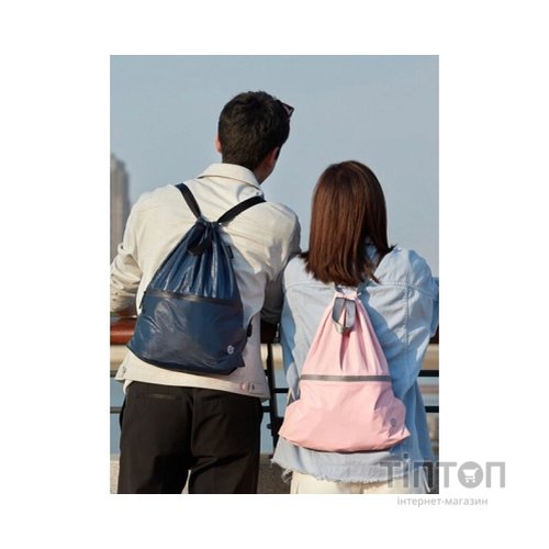 Рюкзак туристичний Xiaomi RunMi 90 Points Lightweight Urban Drawstring Backpack Pink (6972125146175)