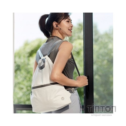 Рюкзак туристичний Xiaomi RunMi 90 Points Lightweight Urban Drawstring Backpack White (6972125146168)
