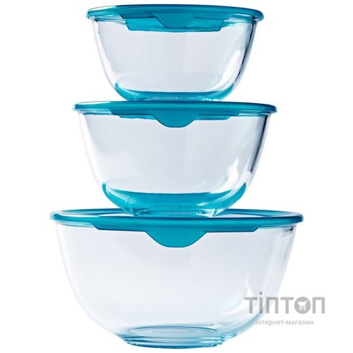 Салатник PYREX COOK & STORE 14 см 0.5 л з кришкою