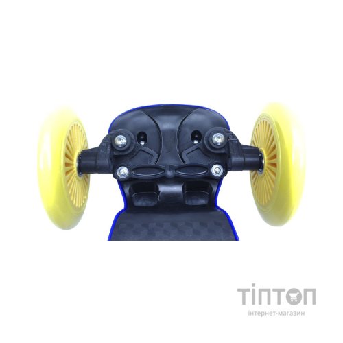 Самокат Bimbo Bike Monsters 12` з регулюванням висоти Синьо-жовтий (75803-IS)