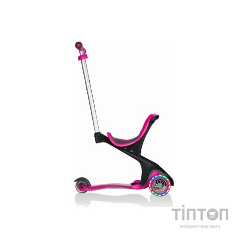 Самокат Globber EVO COMFORT LIGHTS 5 в 1 Рожевий, колеса з підсвіткою (459-110)