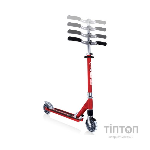 Самокат Globber Flow Element Comfort Lights колеса з підсвічуванням Червоний (727-102)