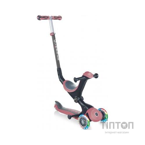 Самокат Globber Go Up Deluxe Lights Led 5 в 1 рожевий (646-210)