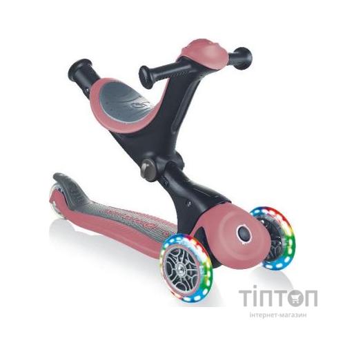 Самокат Globber Go Up Deluxe Lights Led 5 в 1 рожевий (646-210)