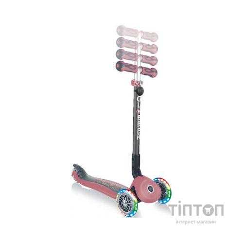 Самокат Globber Go Up Deluxe Lights Led 5 в 1 рожевий (646-210)