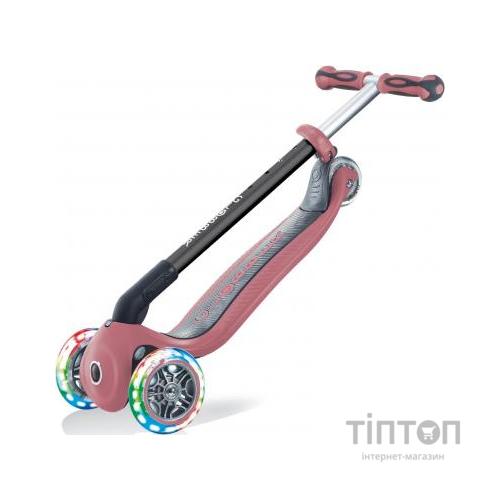 Самокат Globber Go Up Deluxe Lights Led 5 в 1 рожевий (646-210)