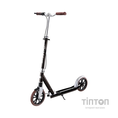 Самокат Globber NL205 Deluxe з ручним гальмом Чорний (685-120)