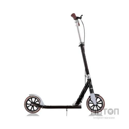 Самокат Globber NL205 Deluxe з ручним гальмом Чорний (685-120)