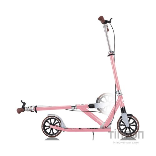 Самокат Globber NL205 Deluxe з ручним гальмом Пастельно-рожевий (685-210)