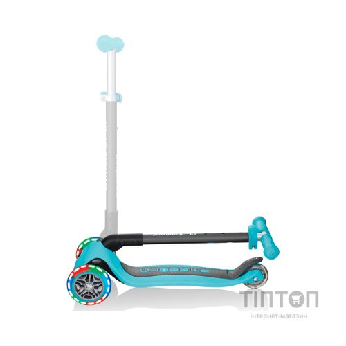 Самокат Globber Primo Foldable Lights бірюзовий (432-105-2)