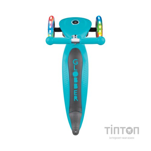 Самокат Globber Primo Foldable Lights бірюзовий (432-105-2)