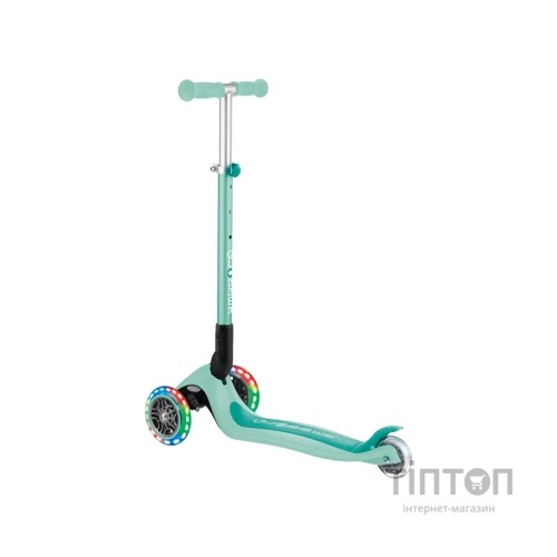 Самокат Globber Primo Foldable Lights колеса з підсвіткою до 50 кг 3+ М'ятний (432-206-3)