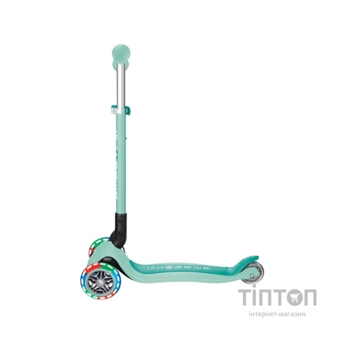 Самокат Globber Primo Foldable Lights колеса з підсвіткою до 50 кг 3+ М'ятний (432-206-3)