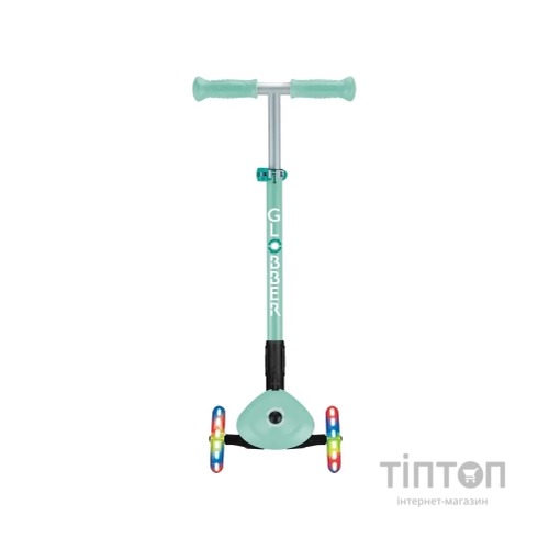 Самокат Globber Primo Foldable Lights колеса з підсвіткою до 50 кг 3+ М'ятний (432-206-3)